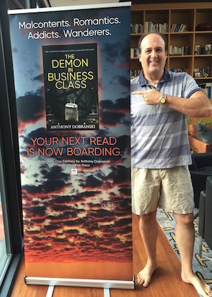 Banner with author