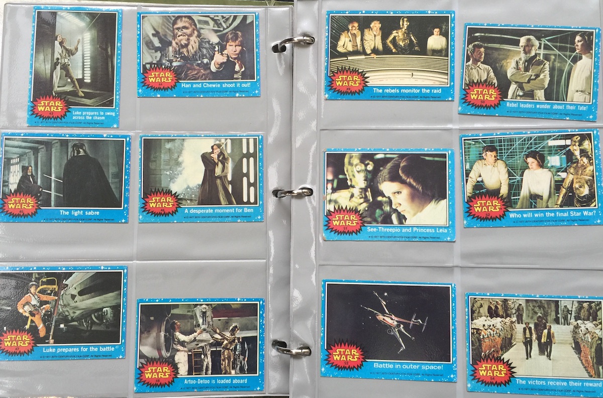 Star Wars trading cards 1977