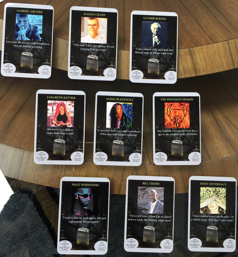 The nine Demon picture cards