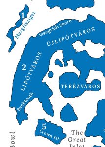 Map of northern pest including Újlipótváros and Lipotváros